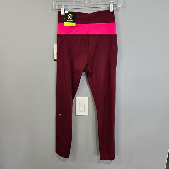 🐢 NWT  C9 Champion Women's Soft Stretch Legging With Pockets Burgundy size S - Picture 10 of 11